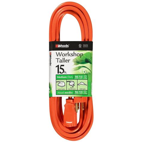 outdoor extension cord 15ft|15 ft extension cord walmart.